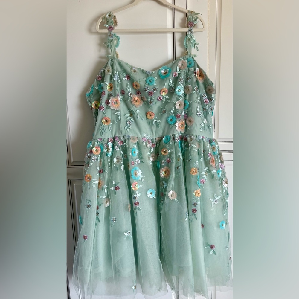 JessaKae Teal Elowen Dress - Picture 4 of 8